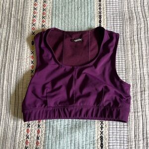 Oiselle Flyout Bra purple size 8